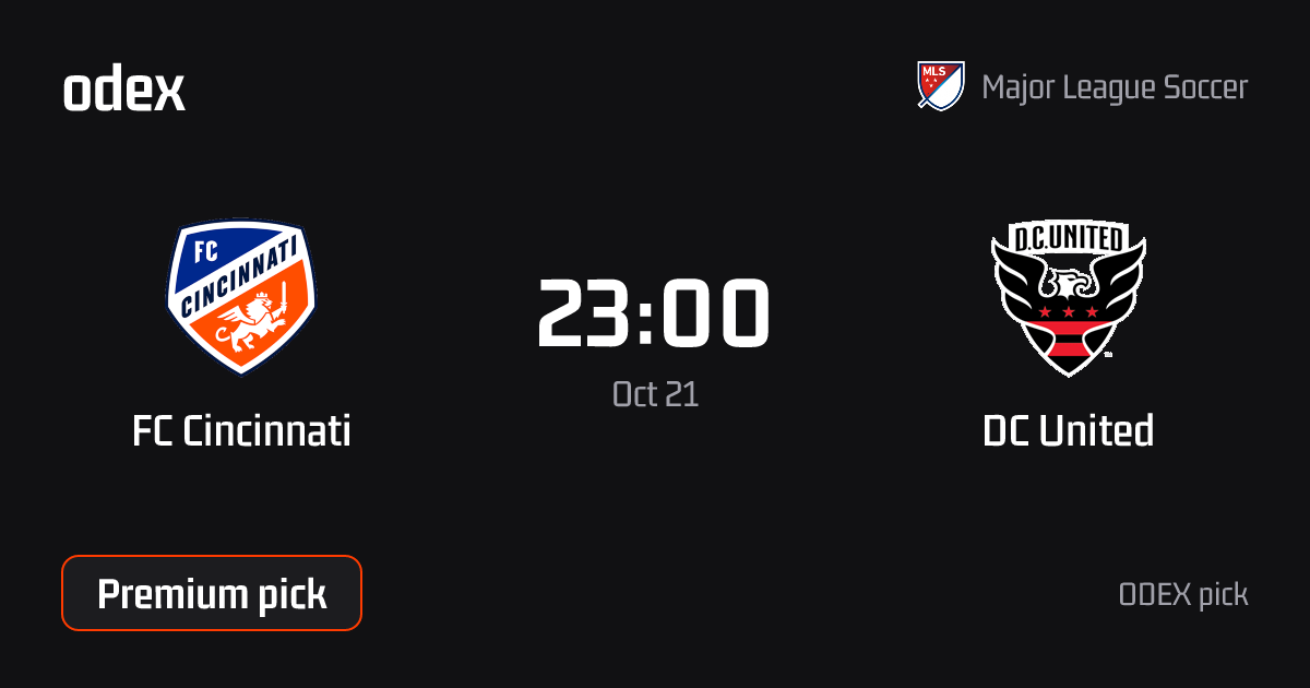 FC Cincinnati - DC United · ODEX pick
