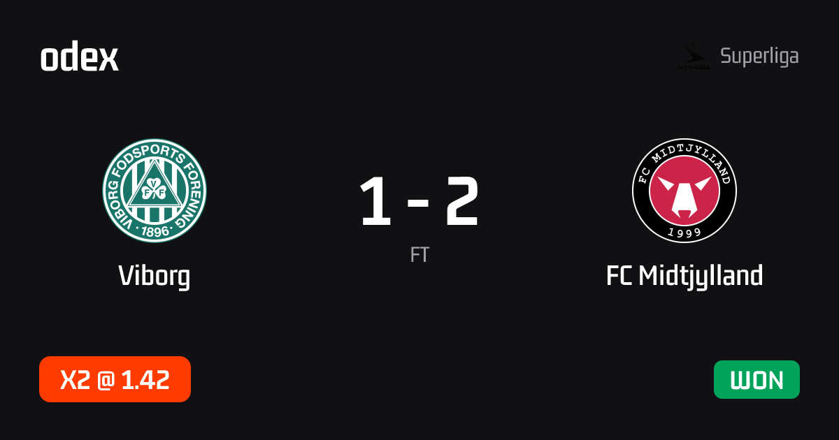 Viborg - FC Midtjylland · ODEX pick