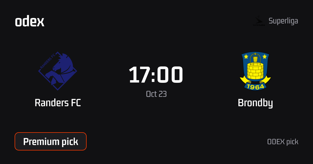 Randers FC - Brondby · ODEX pick