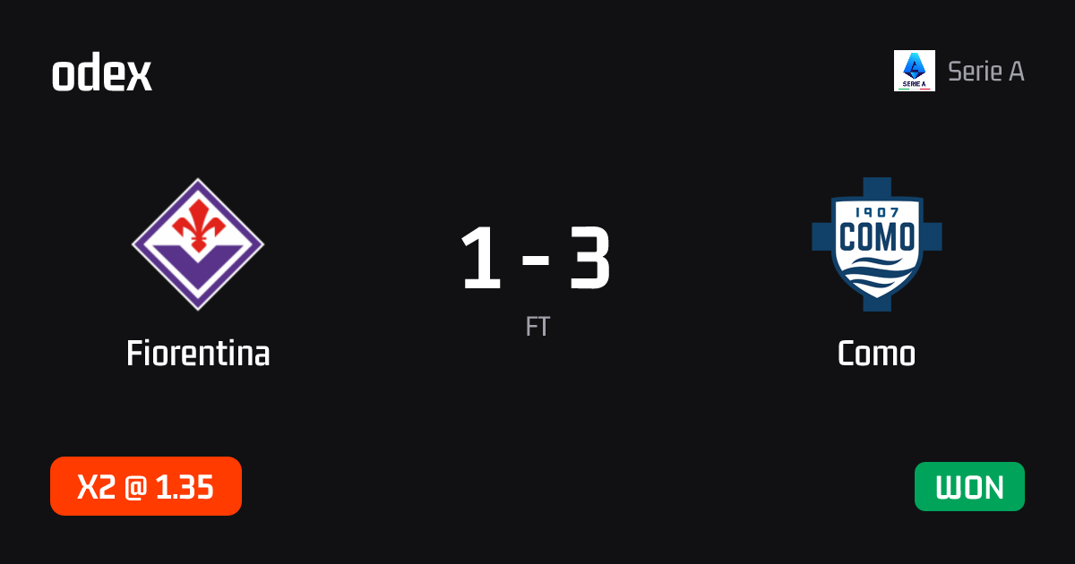 Fiorentina - Como · ODEX pick