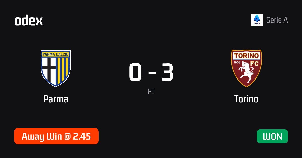 Parma - Torino · ODEX pick
