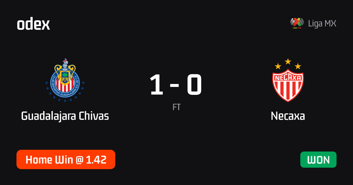 Guadalajara Chivas - Necaxa · ODEX pick