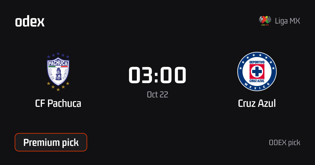 CF Pachuca - Cruz Azul · ODEX pick