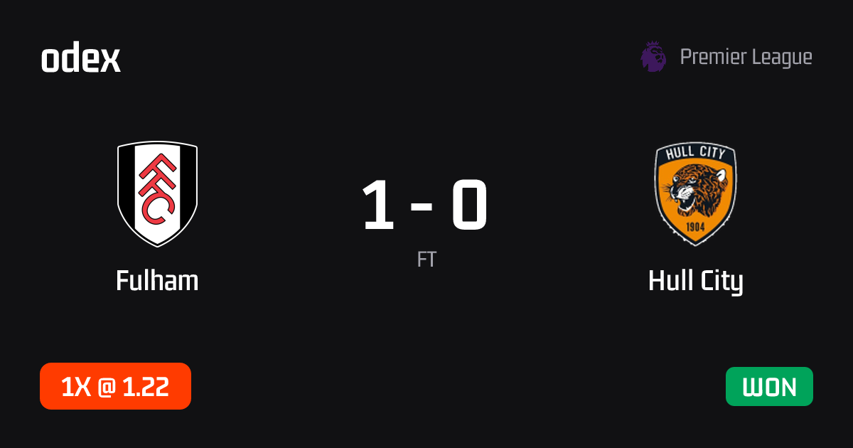Fulham - Hull City · ODEX pick