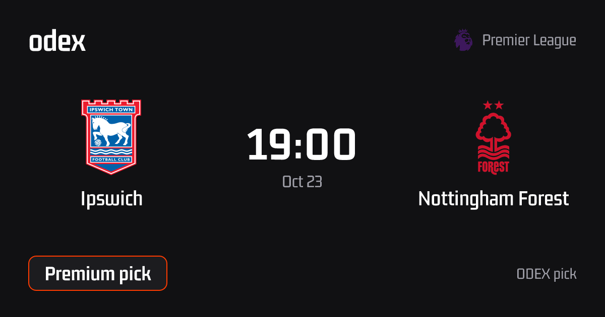 Ipswich - Nottingham Forest · ODEX pick
