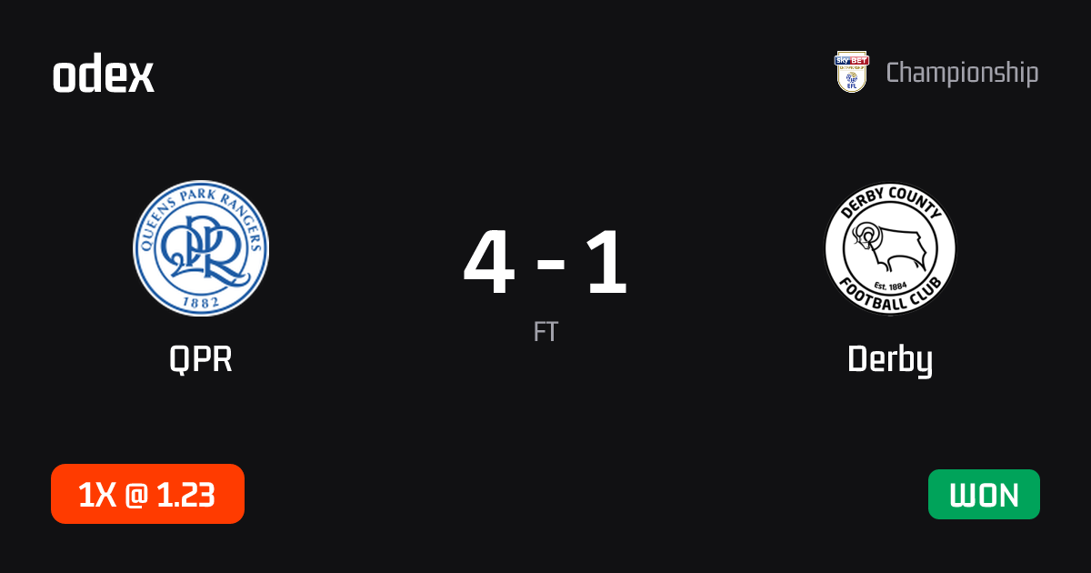 QPR - Derby · ODEX pick
