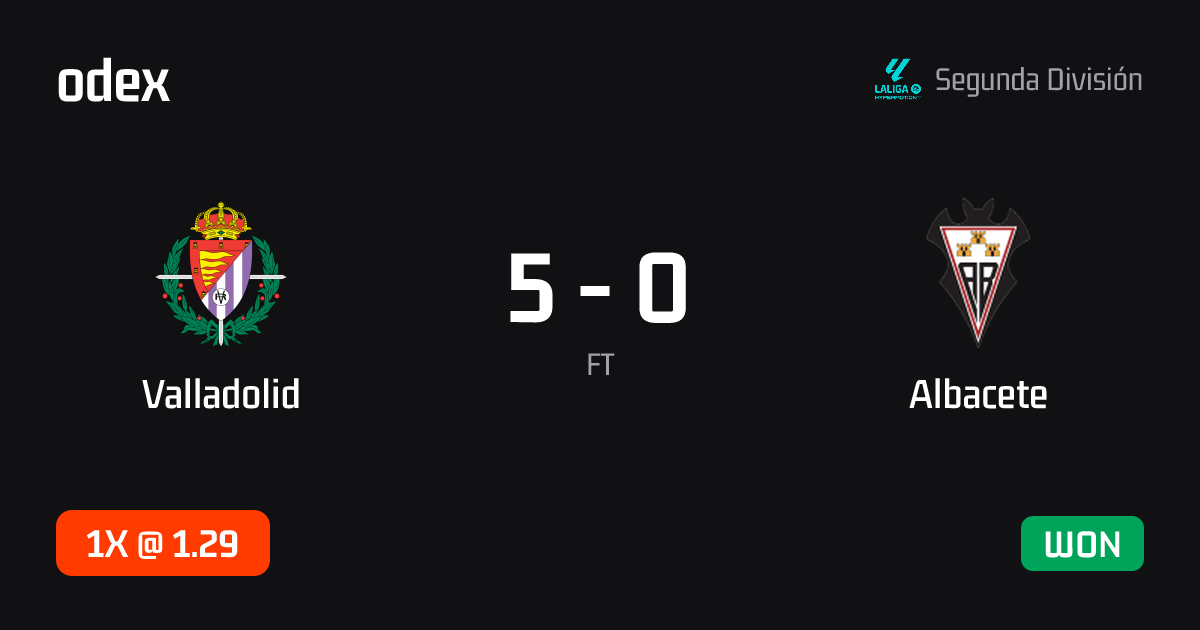 Valladolid - Albacete · ODEX pick