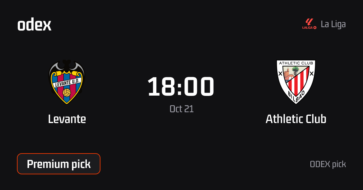 Levante - Athletic Club · ODEX pick