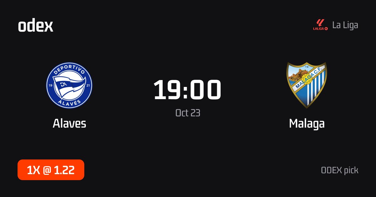Alaves - Malaga · ODEX pick