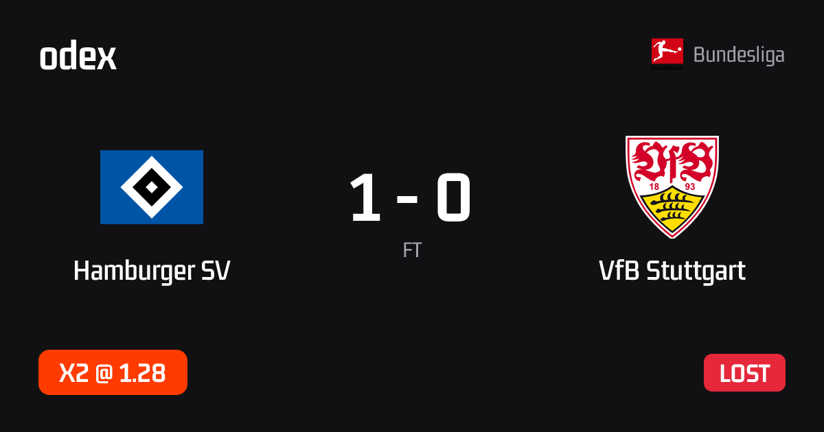 Hamburger SV - VfB Stuttgart · ODEX pick