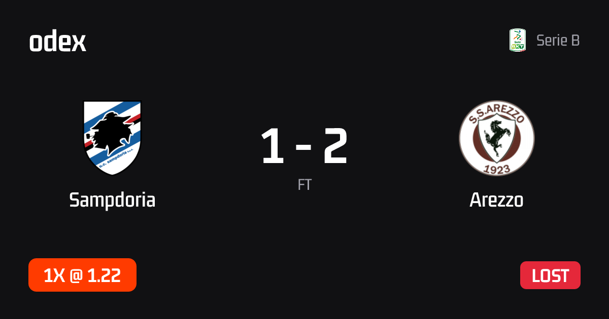 Sampdoria - Arezzo · ODEX pick