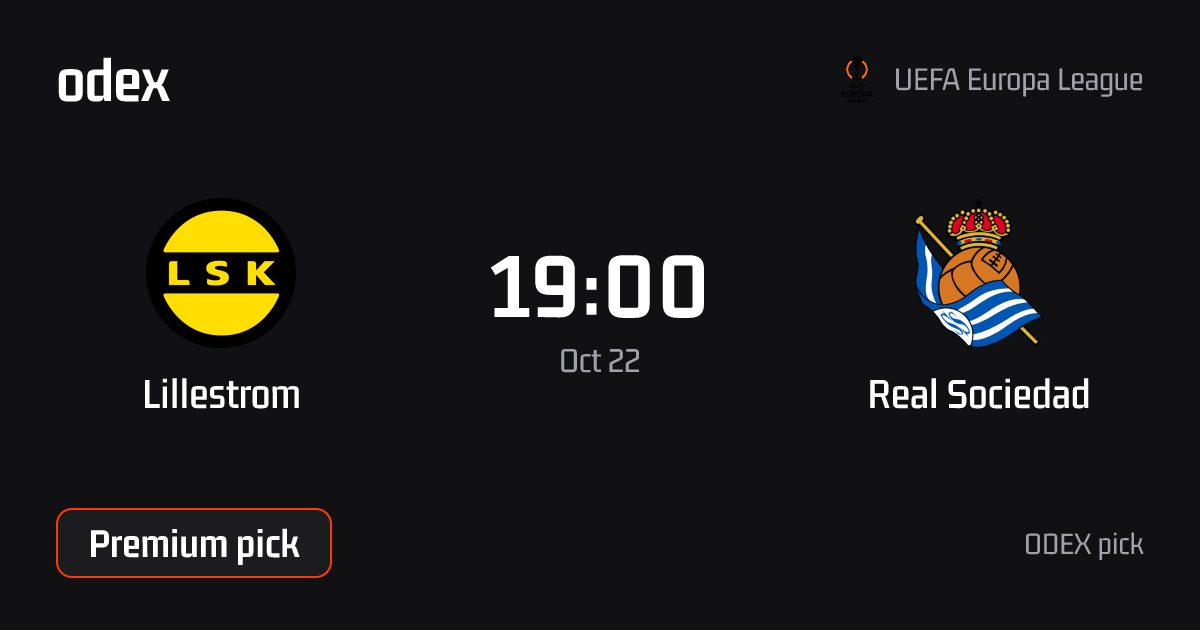 Lillestrom - Real Sociedad · ODEX pick