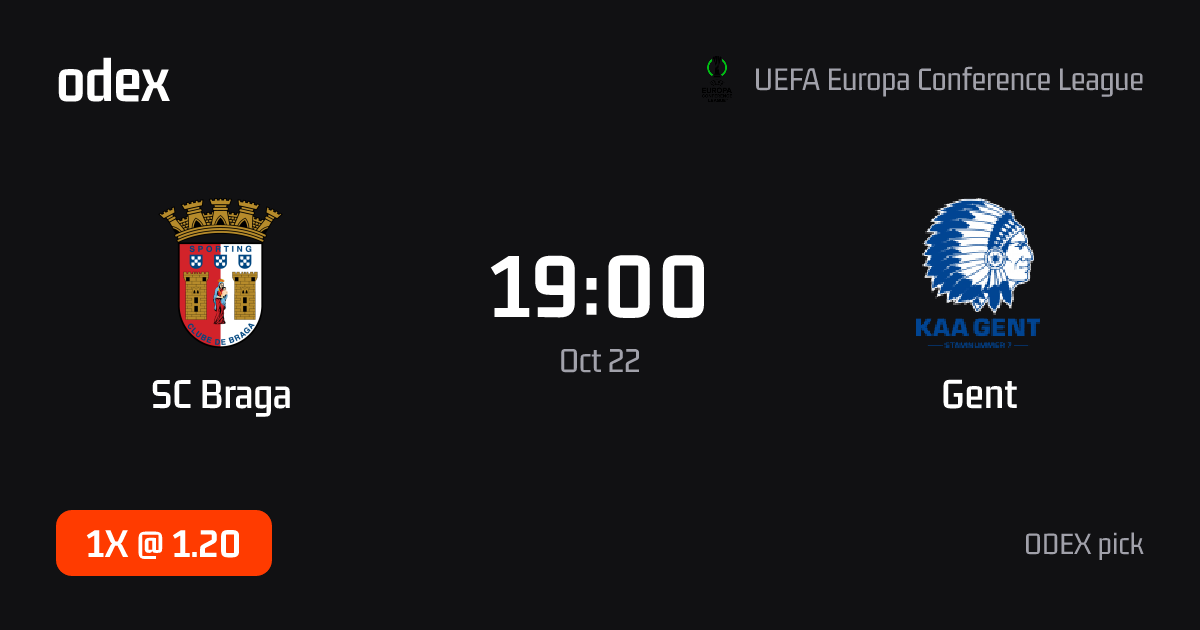 SC Braga - Gent · ODEX pick
