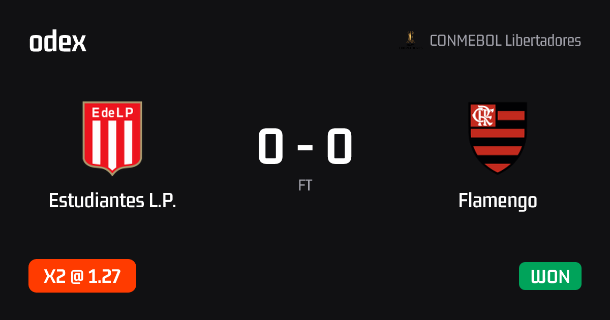 Estudiantes L.P. - Flamengo · ODEX pick