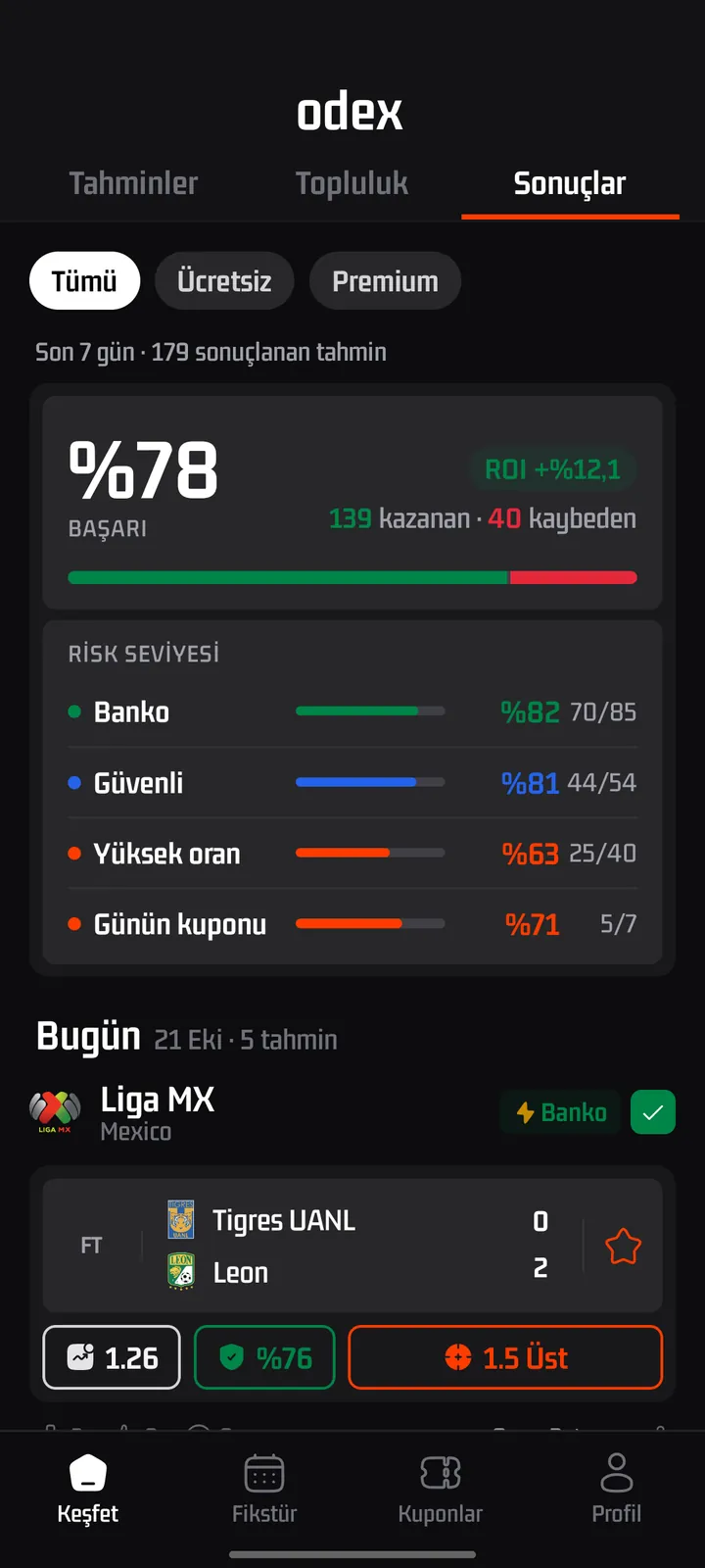odex uygulama ekranı